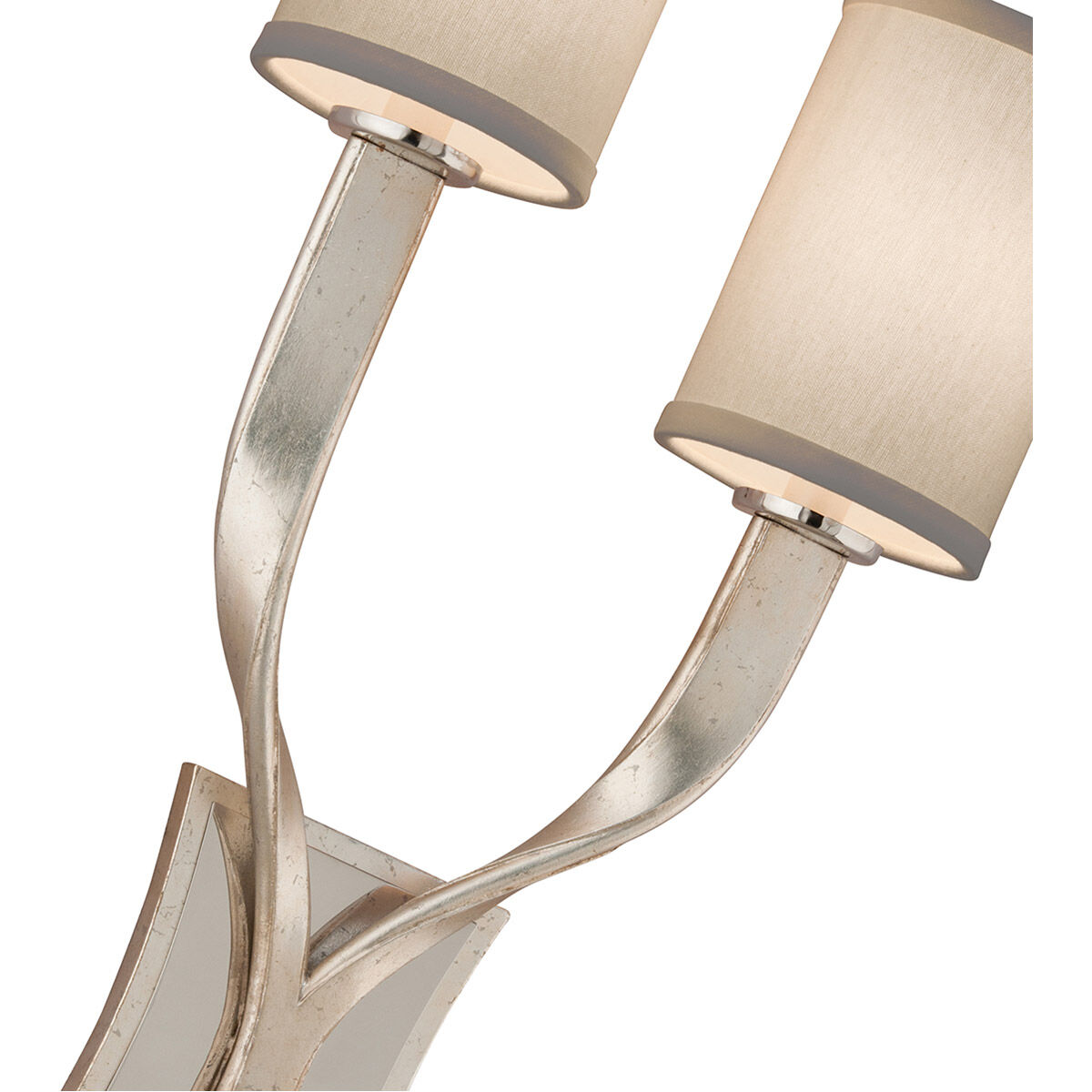 Roxy 2 Light 12 inch Modern Silver Wall Sconce Left Wall Light