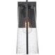 Portofino LED 14 inch Black Outdoor Wall Light
