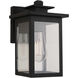 Rock Creek 1 Light 10.25 inch Textured Black Outdoor Wall Lantern