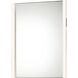 Vanity 36 X 27 inch Polished Chrome Mirror Kit