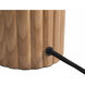 Tambo 12 inch 9 watt Natural Ash and Weathered Brass Accent Table Lamp Portable Light