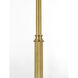 Amber Lewis Soren 53.5 inch 5 watt Hand-Rubbed Antique Brass Floor Lamp Portable Light