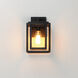 Cabana 1 Light 11 inch Black Outdoor Wall Sconce