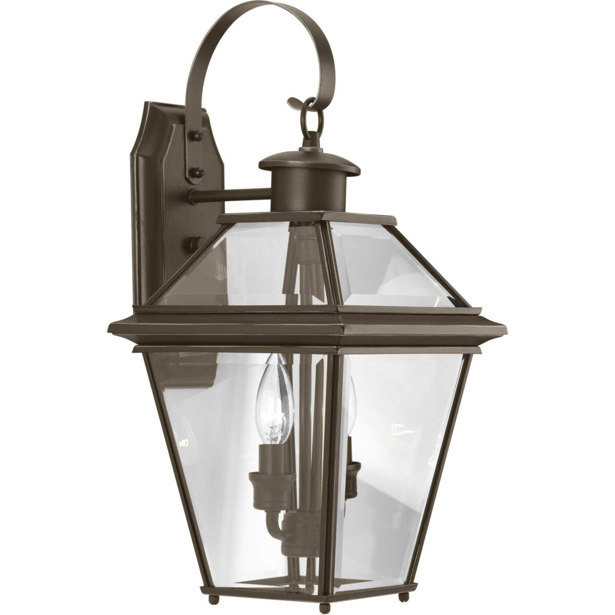 Quennel 2 Light 19 inch Antique Bronze Outdoor Wall Lantern, Medium