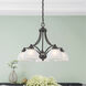 Somerset 5 Light 25 inch English Bronze Dinette Chandelier Ceiling Light