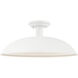 Farmley 1 Light 16 inch Matte White Outdoor Pendant