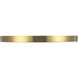 Alora Mood Evelyn 11.88 inch Brushed Gold and Alabaster Flush Mount Ceiling Light