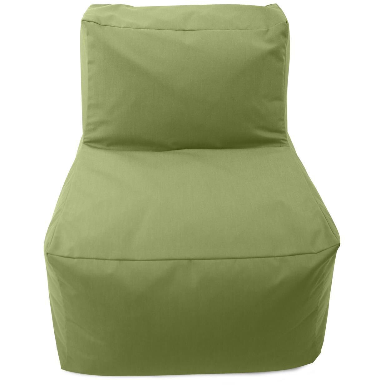 Seascape Moss Outdoor Pouf Chair Cover