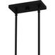 Tuthill 6 Light 38 inch Matte Black Island Light Ceiling Light