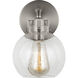 Sean Lavin Clara 1 Light 6.25 inch Satin Nickel Wall Sconce Wall Light