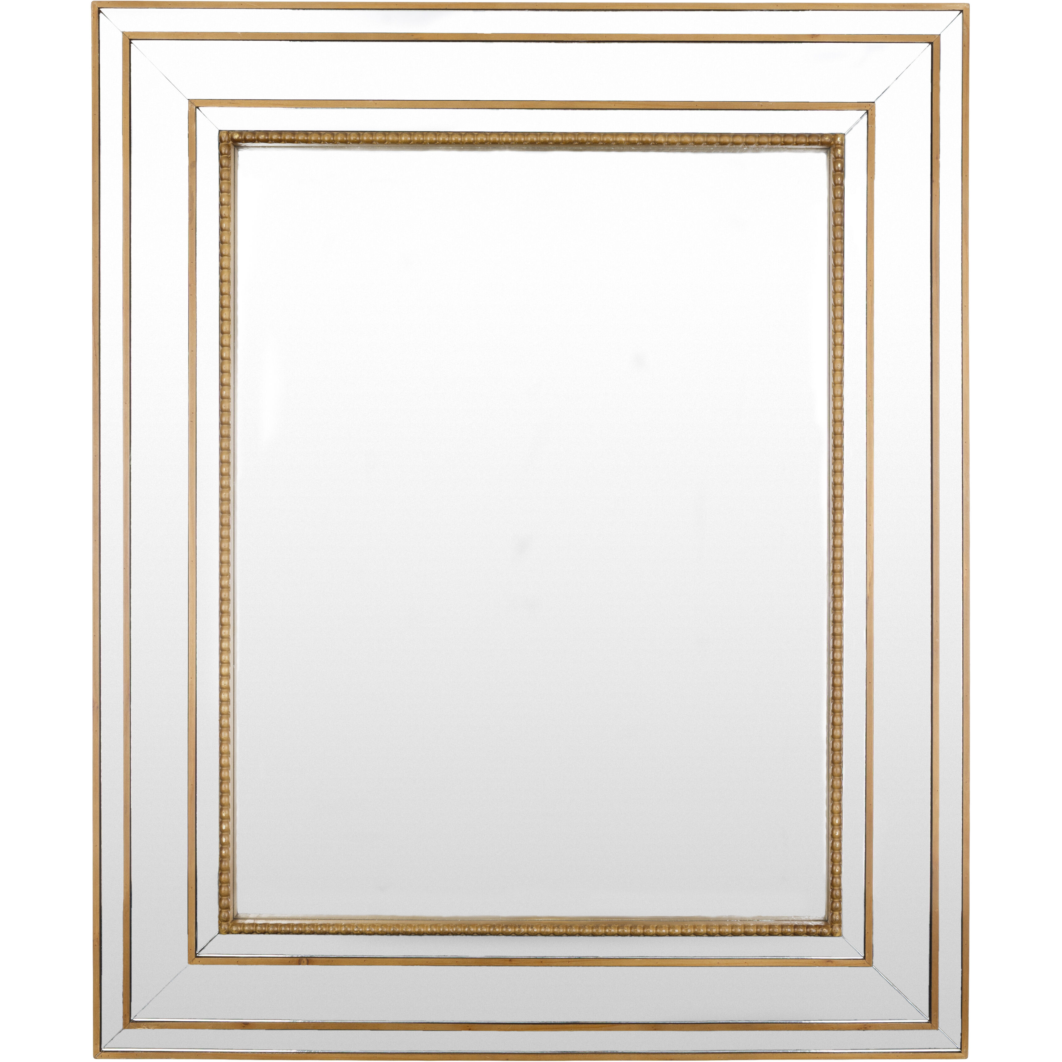 Aditi 36 X 30 inch Light Grey Mirror, Rectangle
