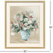 Romance Garden Bouquet White and Green and Blue and Pink Framed Art, Propac