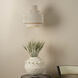 Filament 1 Light 15 inch Off White Pendant Ceiling Light