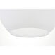 Baxter 1 Light 10 inch Chrome Pendant Ceiling Light