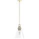 Klein 1 Light 14.25 inch Alturas Gold Pendant Ceiling Light
