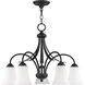 Ridgedale 5 Light 26 inch Black Chandelier Ceiling Light