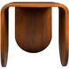 Warren 27 X 24 inch Walnut Accent Table