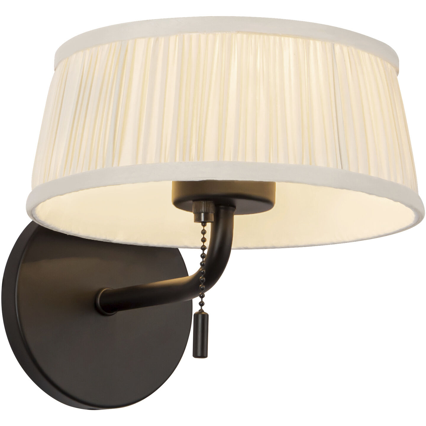 Alora Mood Scout 2 Light 8.13 inch Matte Black and White Linen Bath Vanity Light Wall Light