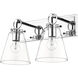 Harper 2 Light 15.5 inch Chrome Vanity Wall Light
