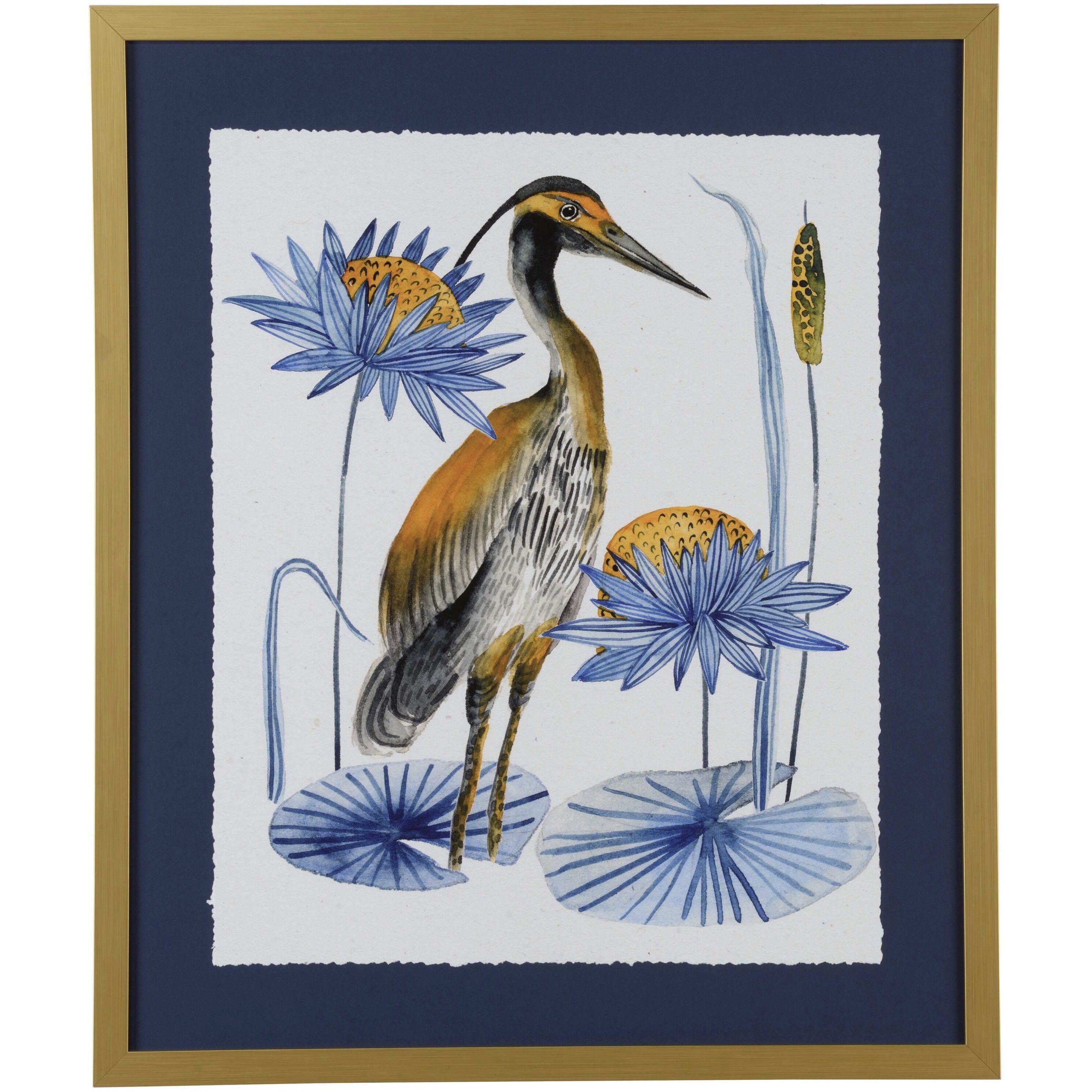 Heron Pond II 38 X 32 inch Print