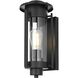 Bucknell 1 Light 14.5 inch Black Outdoor Wall Sconce