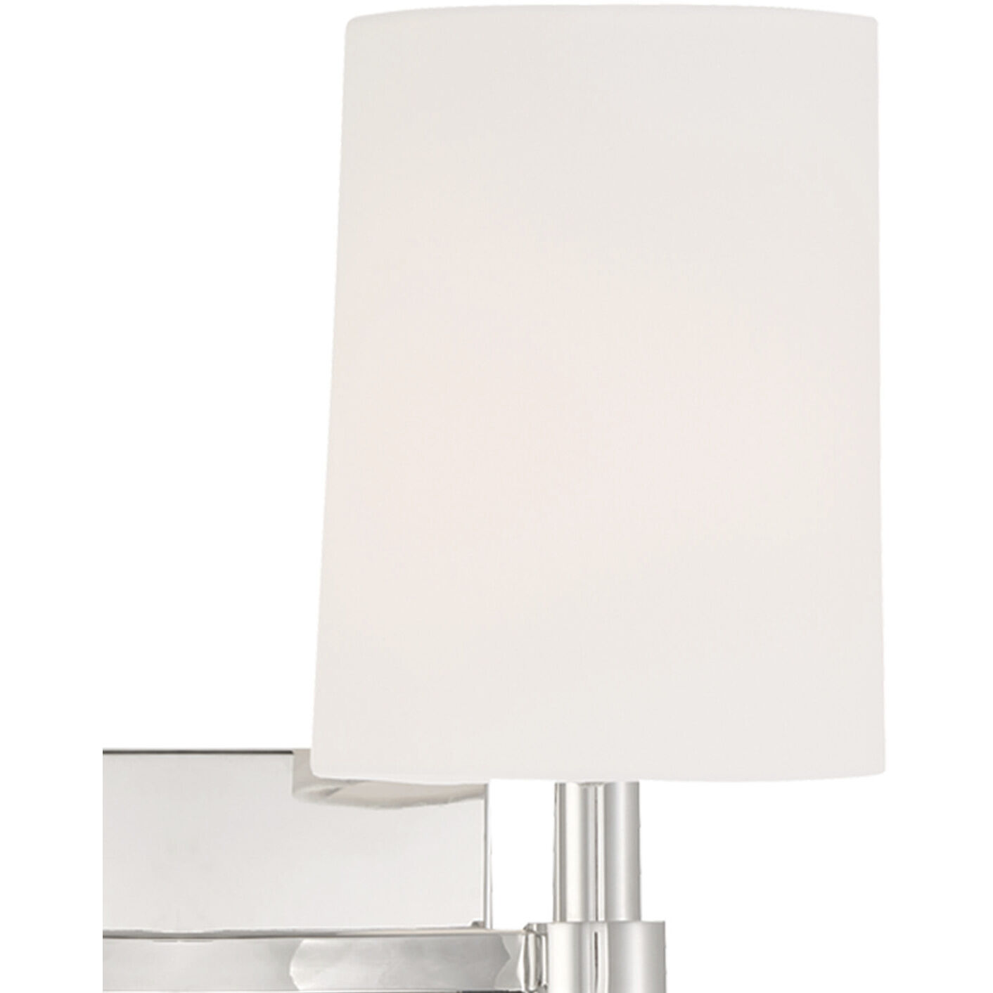 Bromley Bath Wall Light in Polished Nickel