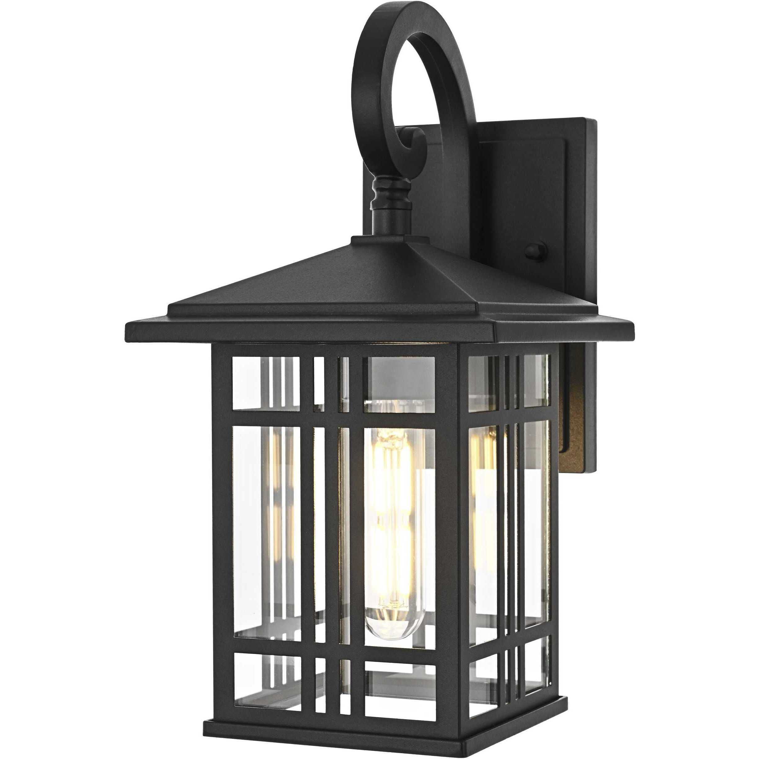 Harley 1 Light 12 inch Black Outdoor Wall Sconce