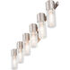 Midtown 6 Light 36 inch Brushed Nickel Bath Vanity Wall Light