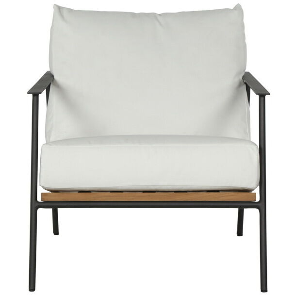 Milan Stinson White Outdoor Armchair