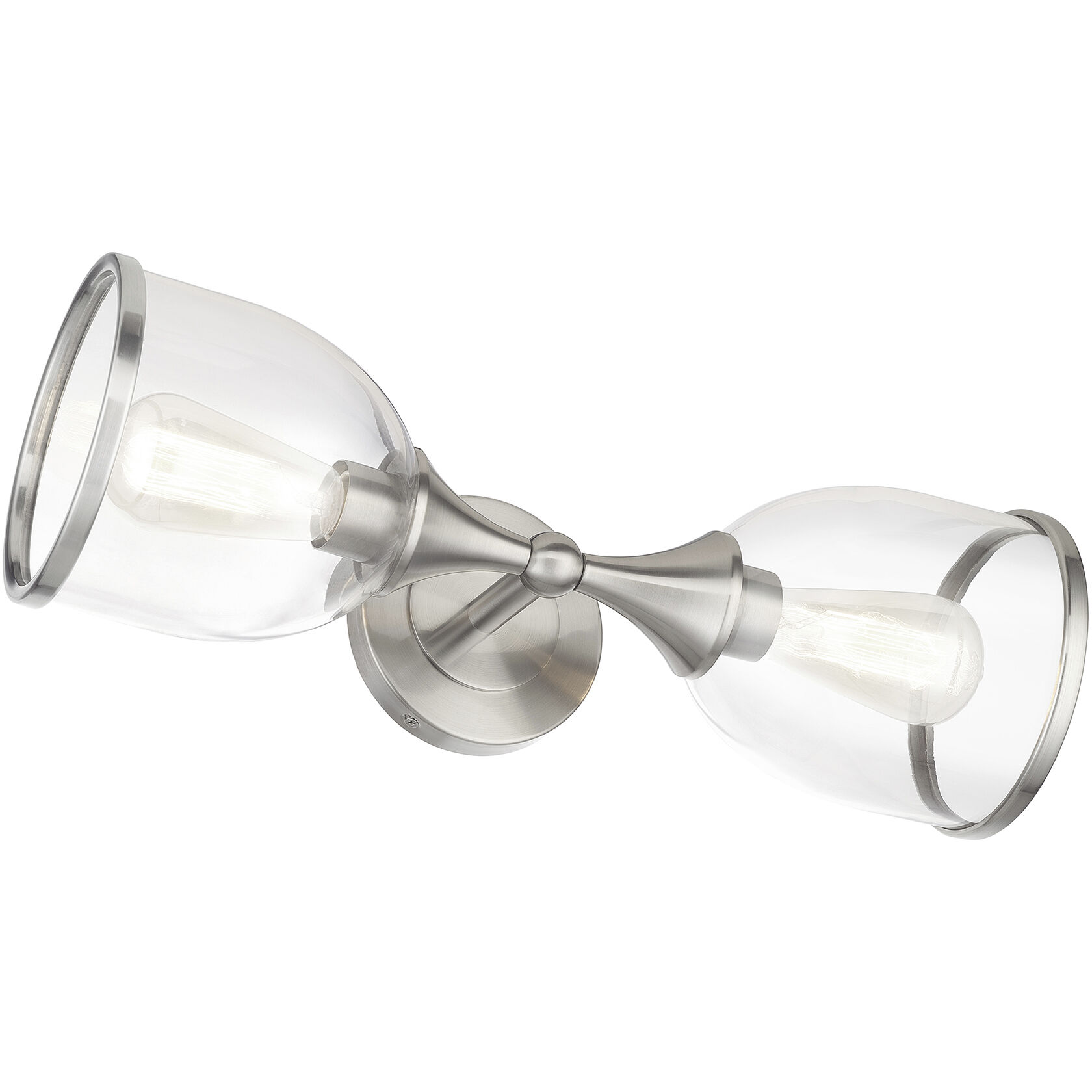 Ashridge 2 Light 6.5 inch Brushed Nickel Vanity Wall Sconce Wall Light