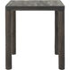Clusia 19 X 18 inch Walnut Side Table