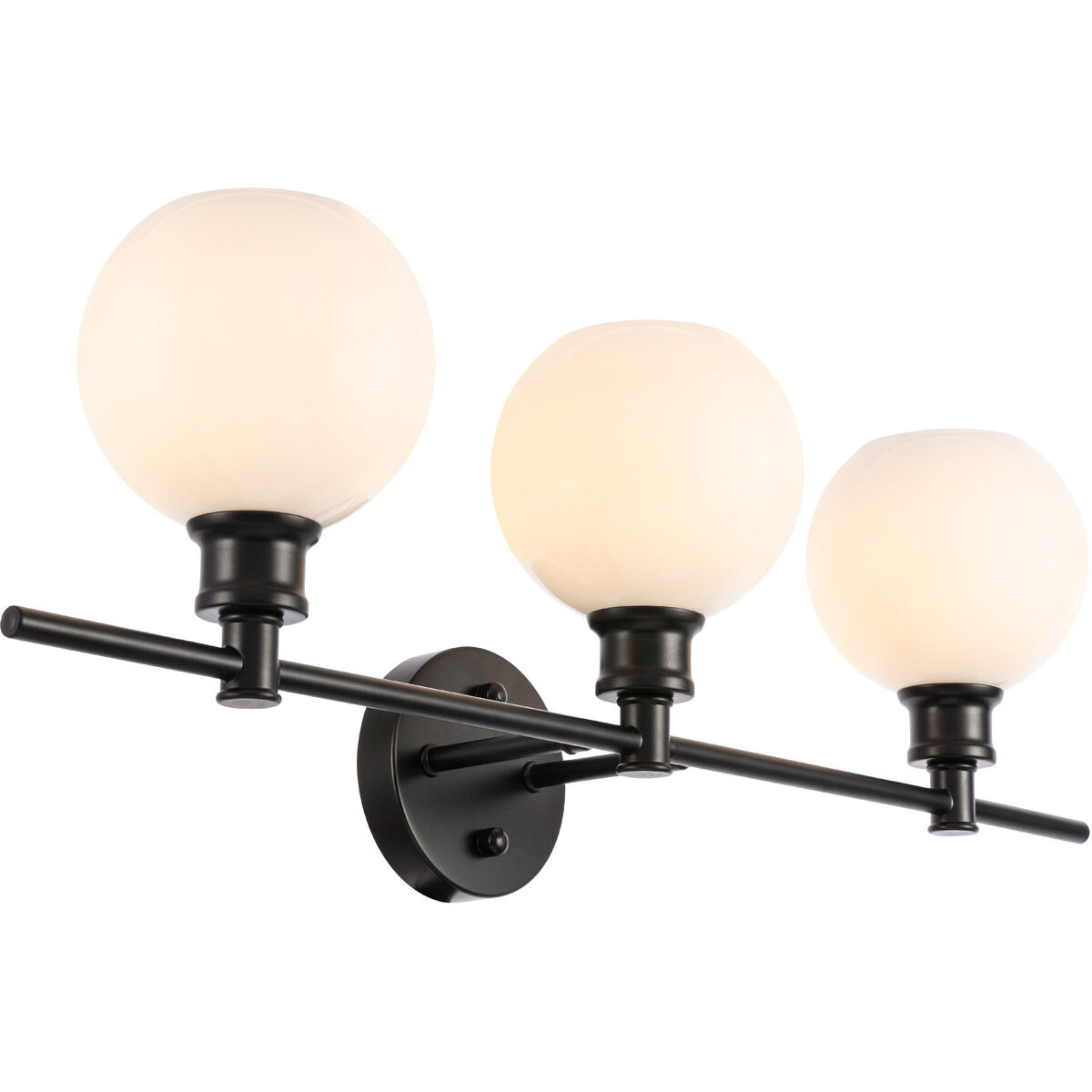 Syracuse 3 Light 28 inch Black Wall sconce Wall Light