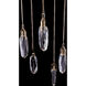 Diamante 23 inch Winter Brass Pendant Ceiling Light