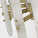 AERIN Bonnington 12 Light 24.25 inch Hand-Rubbed Antique Brass Chandelier Ceiling Light in Alabaster