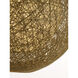 Bali 1 Light 19 inch Natural Outdoor Pendant