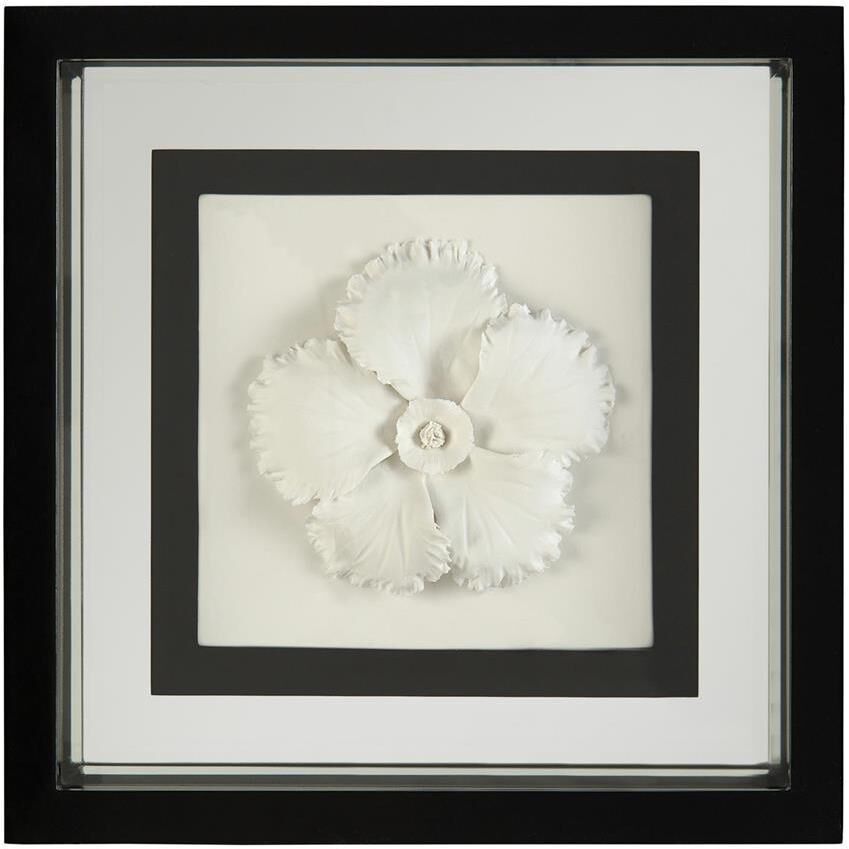 Porcelain Flower II Black and White Giclees, Floral