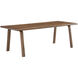 Malibu 88 X 38 inch BC Walnut Dining Table