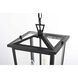 Cayman 3 Light 9.5 inch Black Outdoor Pendant