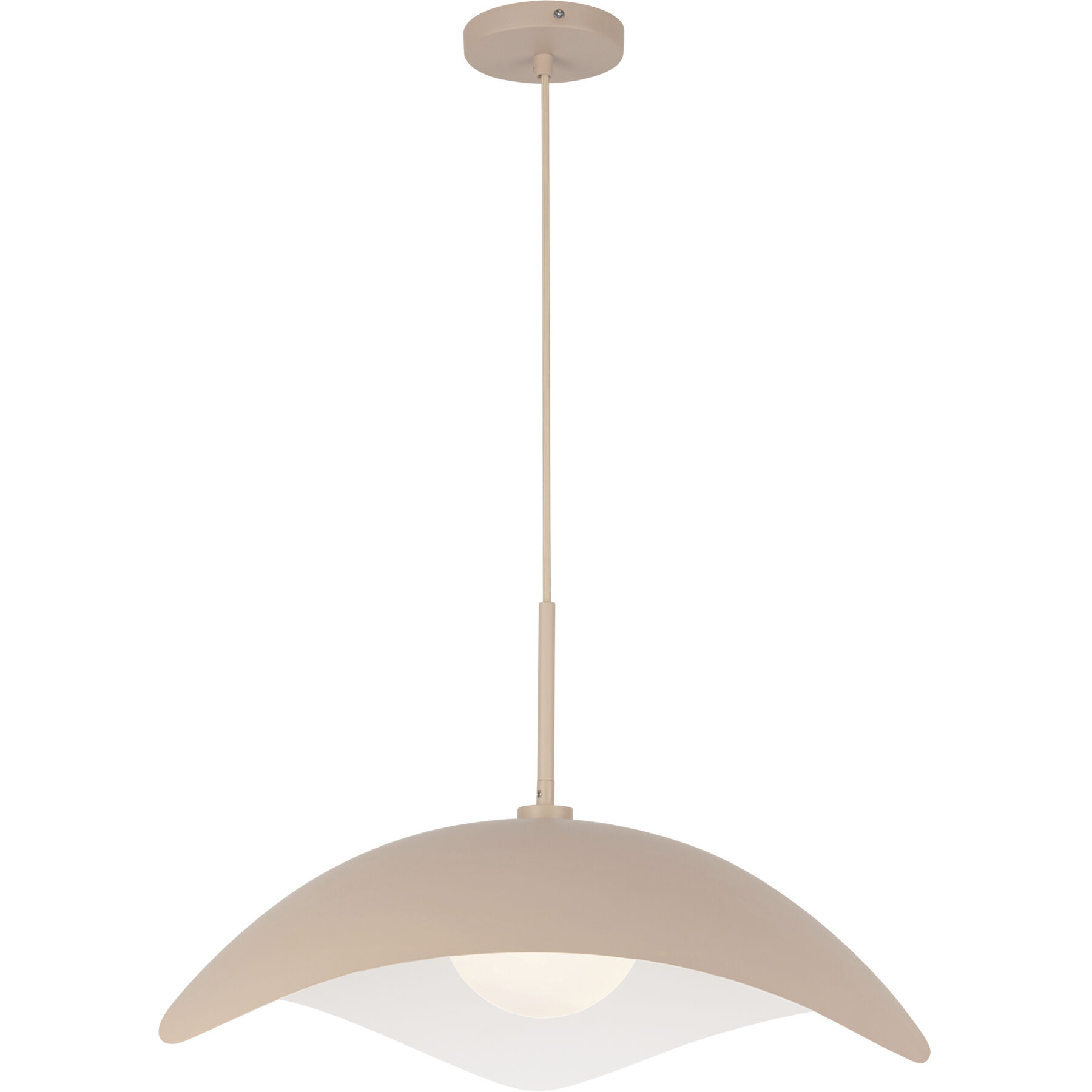 Kirby Pendant Ceiling Light in Peach