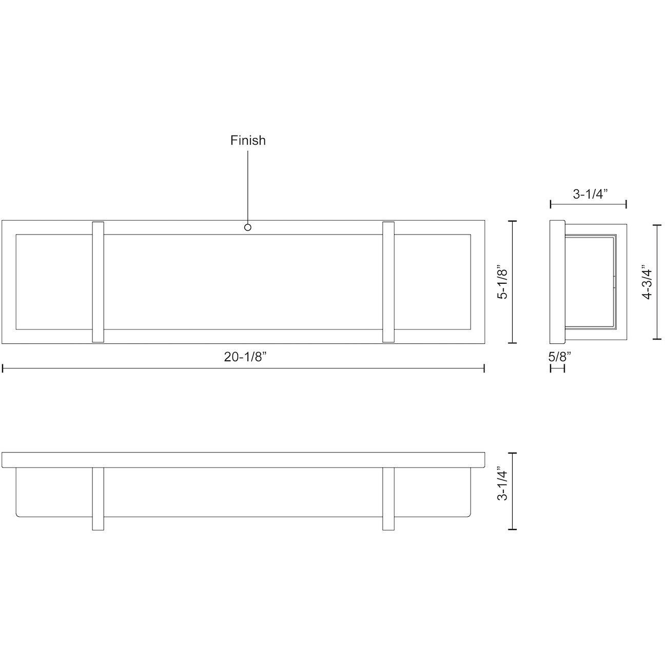 Alberni Bath Vanity Light Wall Light in Chrome