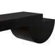 Leeroy 66 X 18 inch Matte Black Coffee Table/Bench
