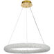 Bowen 1 Light 26 inch Satin Gold Chandelier Ceiling Light