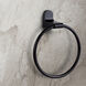 Lyla 6.75 inch Black Towel Ring