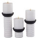 Stack 10 X 5 inch Pillar Holder, Set of 3