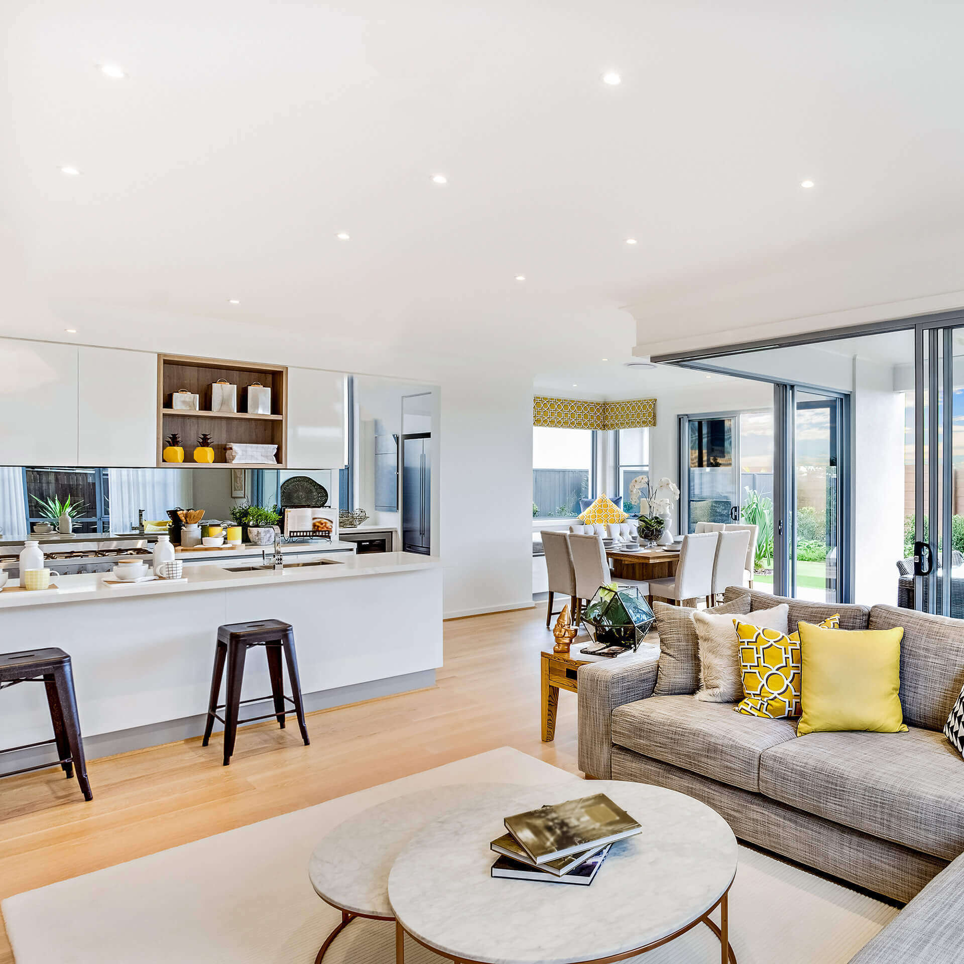 Excel White Slim panel in Color Temperature Changing, Recessed