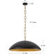 Alora Mood Grant 1 Light 27.63 inch Matte Black Pendant Ceiling Light