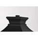 Jasper 14 inch Matte Black Post Lantern