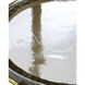 Acea 12 inch Gold and Clear Drinks Table