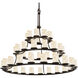 Alabaster Rocks 45 Light 60 inch Dark Bronze Chandelier Ceiling Light, Dakota Family, Choices