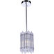 Reveal 1 Light 7.68 inch Chrome Pendant Ceiling Light